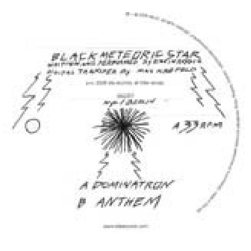 Black Meteoric Star - Dominatron { vinyl }
