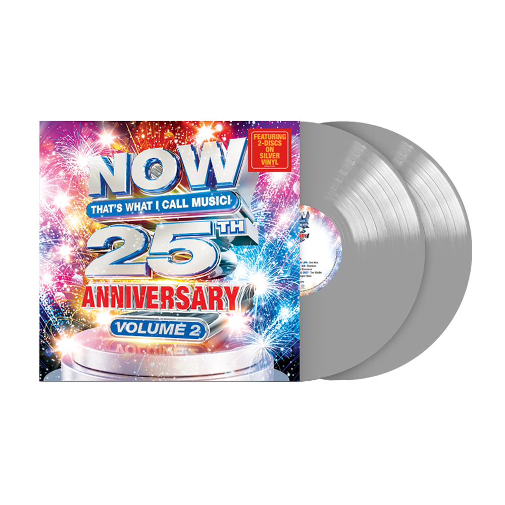 NOW That's What I Call Music 25th Anniversary Vol. 2 (Silver Limited Edition) { vinyl }