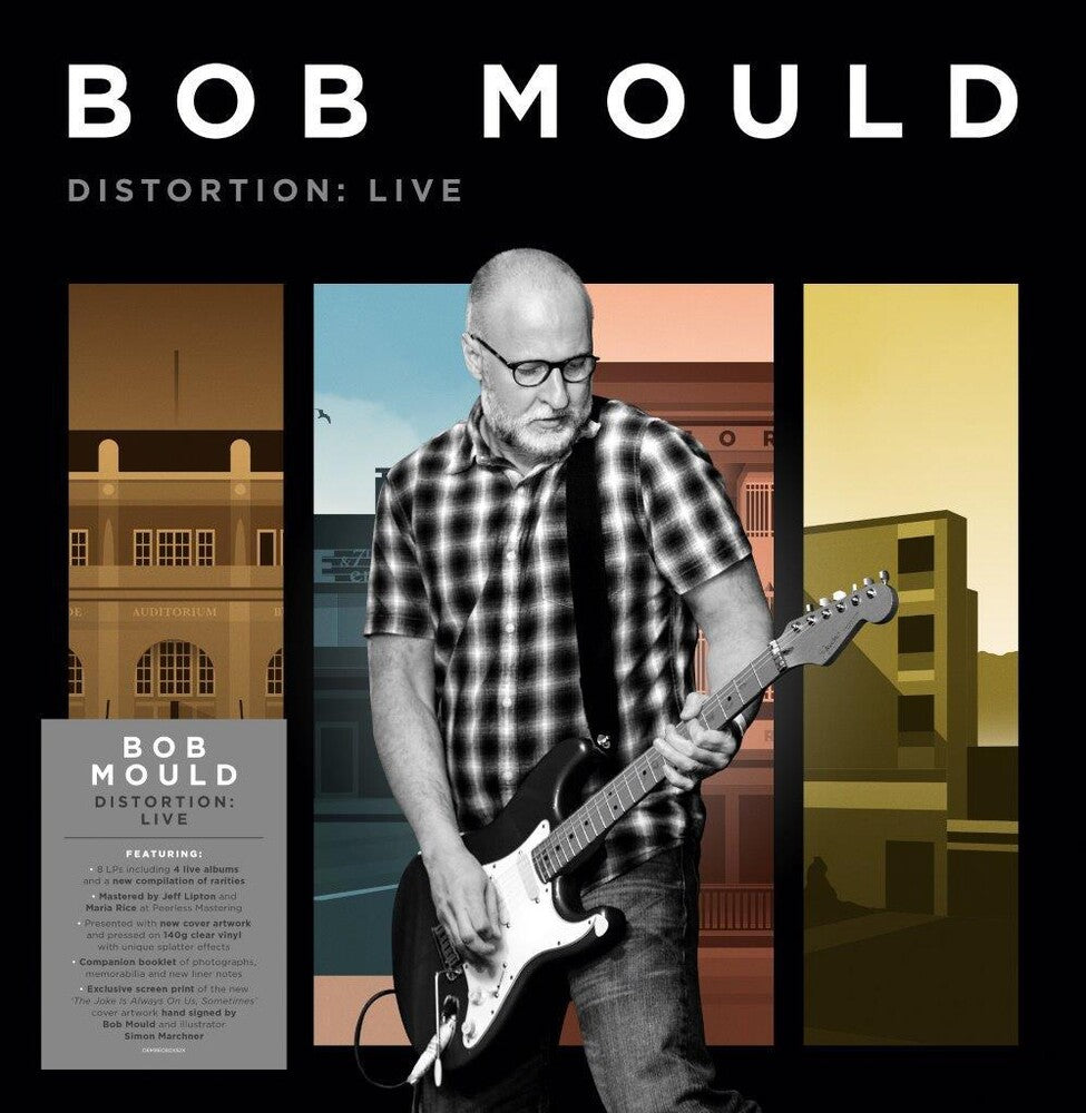 Bob Mould - Distortion: Live (Indie Exclusive Limited Edition Signed 140-Gram Clear Splatter 8LP Box Set) { vinyl }