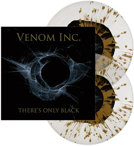Venom Inc - There's Only Black - Clear w/ Black Yolk & Gold Splatter { vinyl }