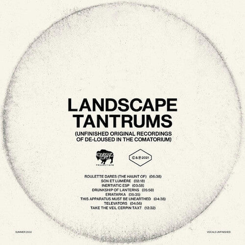 The Mars Volta - Landscape Tantrums: Unfinished Original Recordings Of De-Loused In The Comatorium - Clear Vinyl { vinyl }