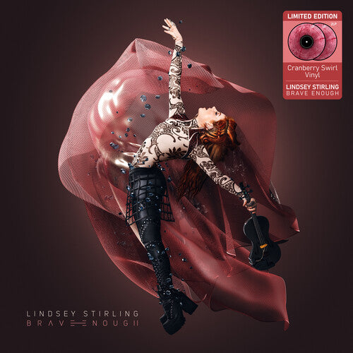 Lindsey Stirling - Brave Enough- Cranberry Swirl (Vinyl) { vinyl }