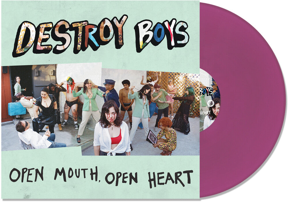 Destroy Boys - Open Mouth Open Heart - Purple (Colored Vinyl) (Purp) { vinyl }