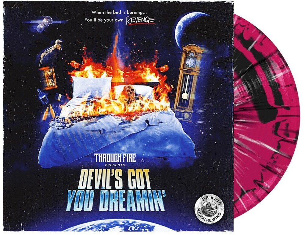 Through Fire - Devil's Got You Dreamin' (Indie Exclusive Limited Edition Neon Magenta/Black & White Splatter LP) { vinyl }