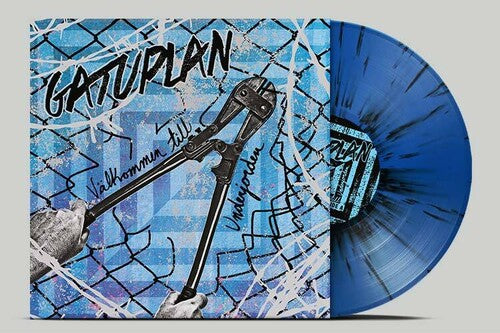 Gatuplan - Valkommen Till Underjorden - Black/blue Splatter (Vinyl) { vinyl }