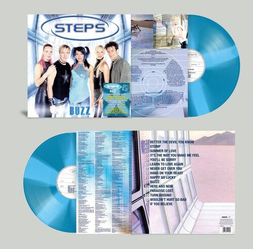 The Steps - Buzz - Limited 140-Gram Baby Blue Swirl Colored Vinyl (Vinyl) { vinyl }