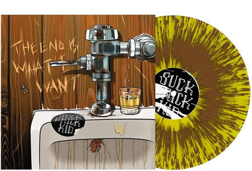 Suck Brick Kid - The End Is What I Want - Yellow & Brown Splatter (Vinyl) { vinyl }