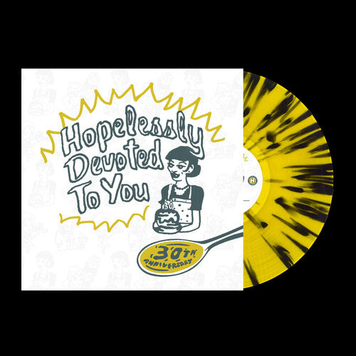 Various Artists - Hopelessly Devoted to You: 30th Anniversary (Various Artists) Yellow/Black Splatter (Vinyl) { vinyl }