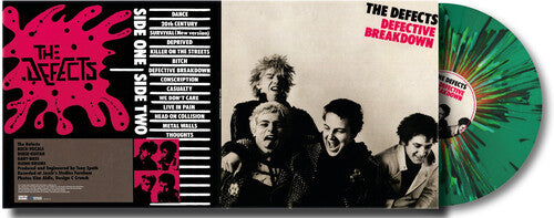 The Defects - Defective Breakdown - Splatter Green Vinyl (Vinyl) { vinyl }