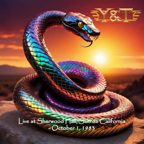 Y&T - Live at Sherwood Hall, Salinas, California - October 1, 1983 - Clear Tangerine (Vinyl) { vinyl }