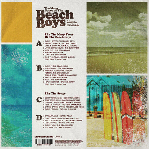 Many Faces Of The Beach Boys / Various - Yellow Marble & Cyan Marble Vinyl (Vinyl) { vinyl }