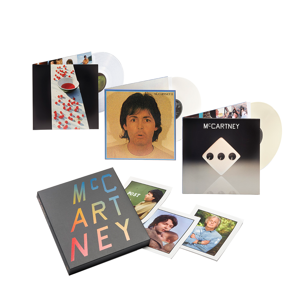 McCartney I II III (Limited Edition Clear, White, and Creamy White Colour) 3LP Box Set { vinyl }