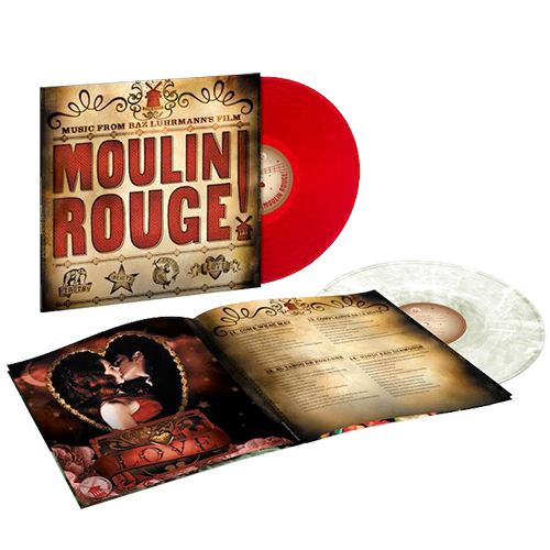 Moulin Rouge - Original Soundtrack (Red Translucent and White Marbled Limited Edition) { vinyl }