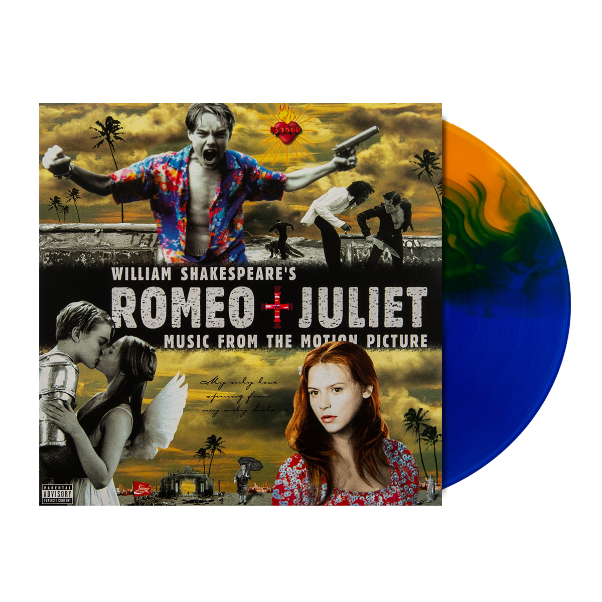 William Shakespeare's Romeo + Juliet / O.S.T. (Blue W/ Orange Smoke Limited Edition) { vinyl }