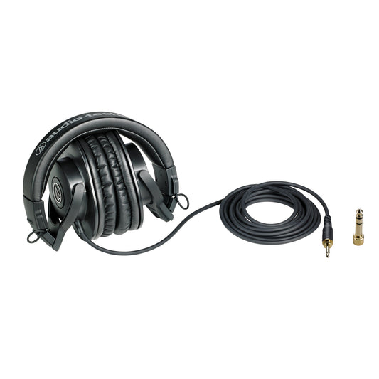 Audio-Technica Pro: ATH-M30x Closed Back Dynamic Headphones - Black