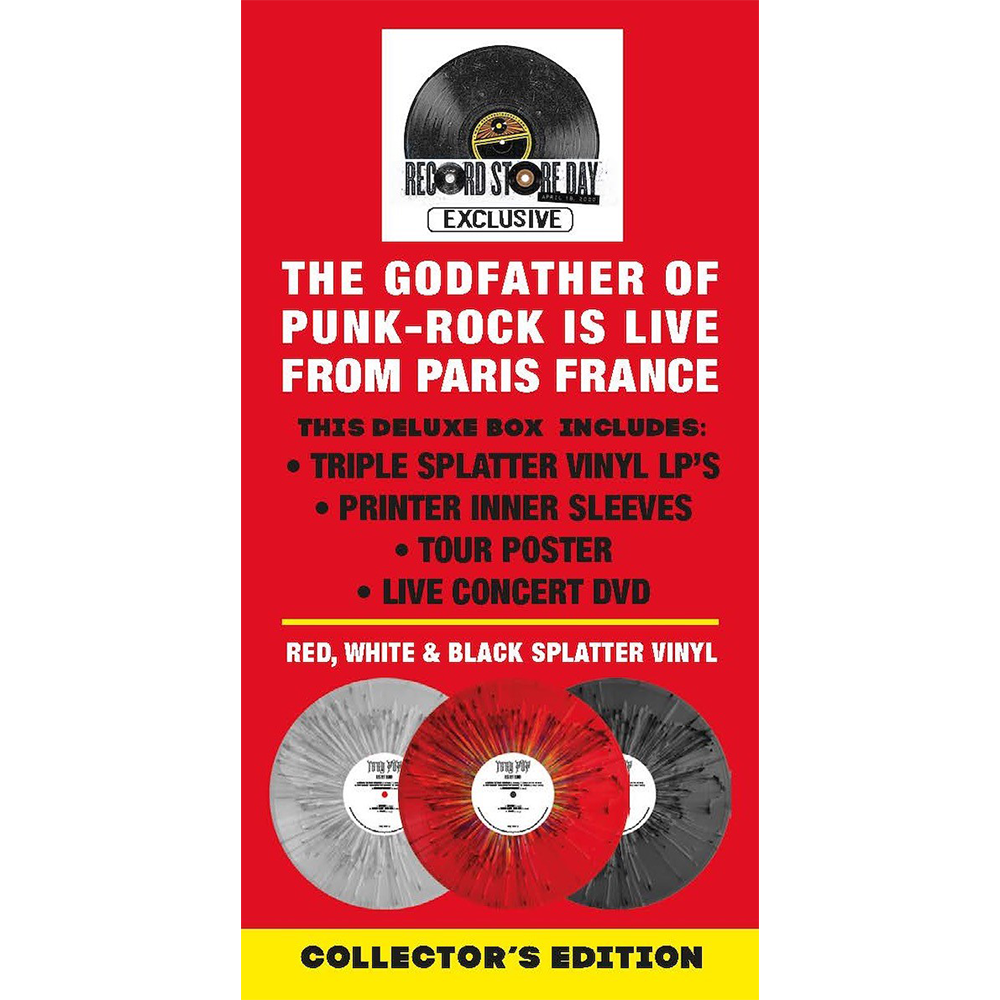 Kiss My Blood (Live In Paris 1991) (Red/Black/White Splatter Limited Edition) { vinyl }