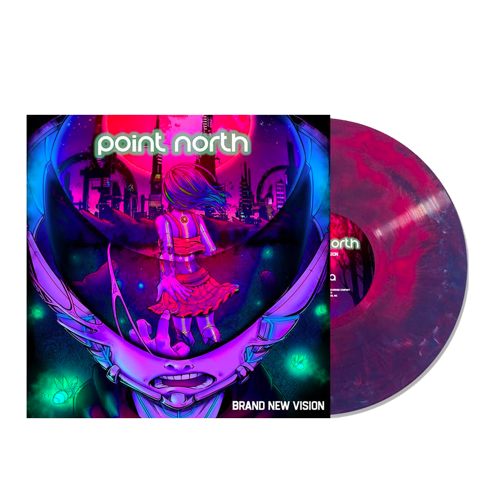 Brand New Vision (Purple & Pink Swirl Limited Edition) { vinyl }