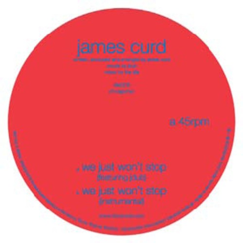 James Curd - We Just Won't Stop { vinyl }
