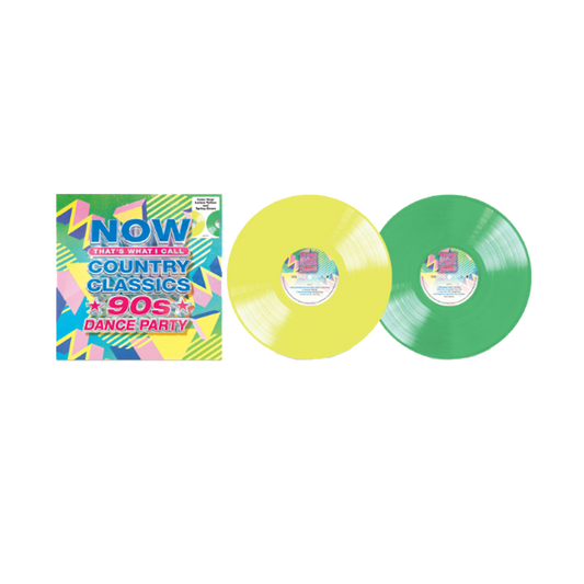 NOW That's What I Call Country Classics '90s  Dance Party (Lemon and Spring Green Limited Edition) { vinyl }