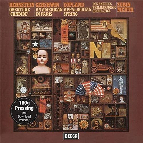 Mehta Conducts Bernstein Gershwin & Copland { vinyl }