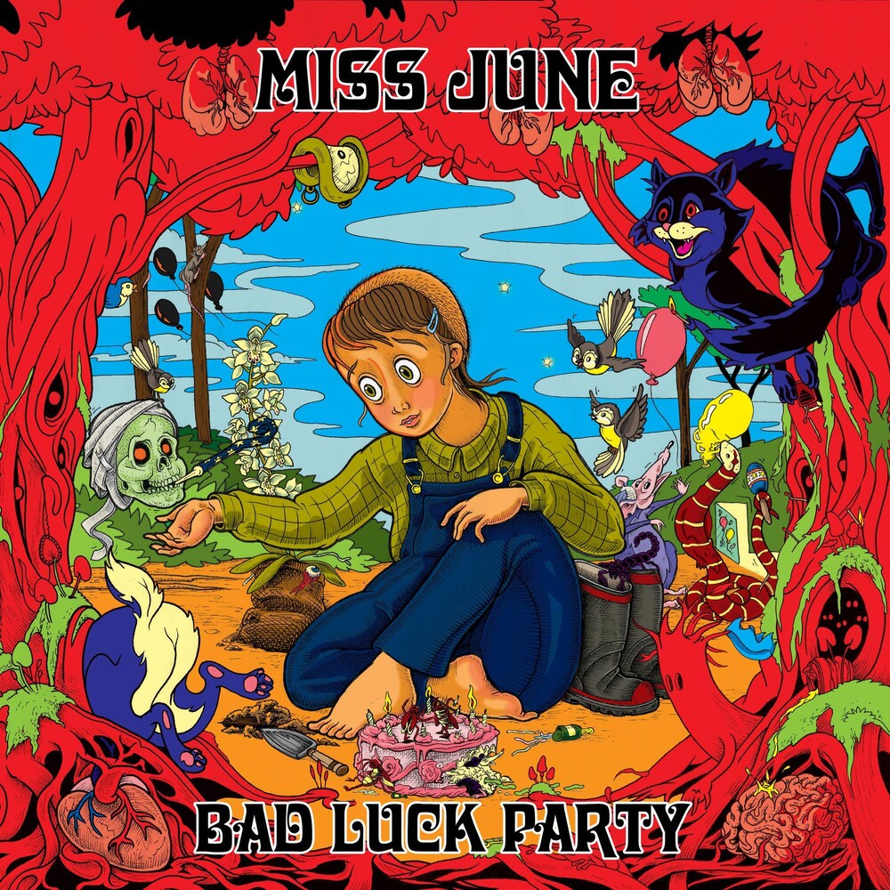 Miss June - Bad Luck Party (Indie Exclusive Limited Edition Blue LP) { vinyl }