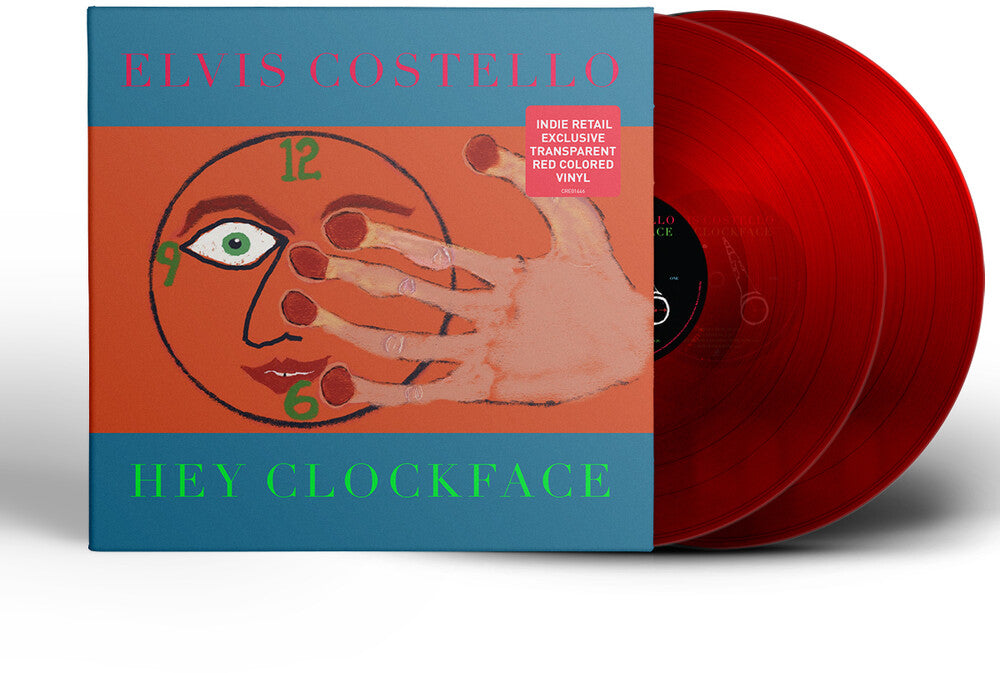 Elvis Costello - Hey Clockface (Indie Exclusive Limited Edition Transparent Red 2LP) { vinyl }