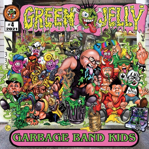Green Jelly - Garbage Band Kids (Green & Yellow Splatter) { vinyl }
