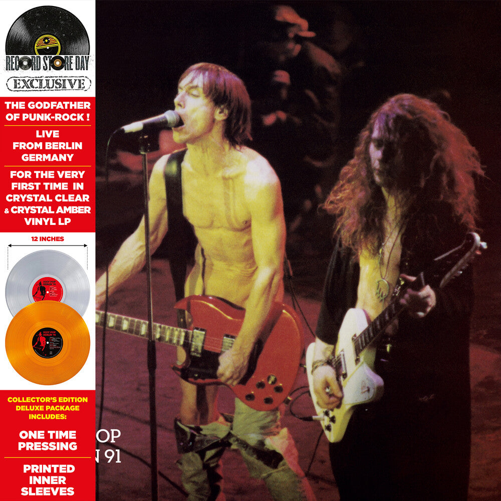Iggy Pop - Live In Berlin (1991) (Rsd) (Blk) (Colored Vinyl) (Pnk) { vinyl }