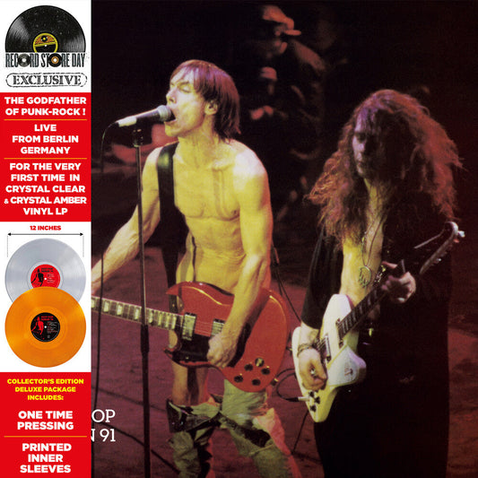 Iggy Pop - Live In Berlin (1991) (Rsd) (Blk) (Colored Vinyl) (Pnk) { vinyl }