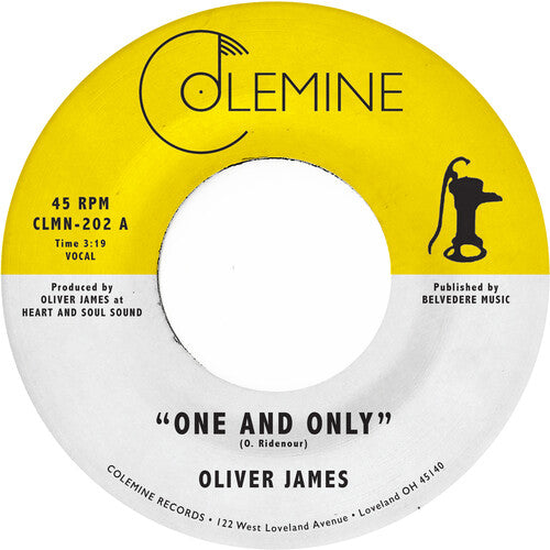Oliver James - One And Only (Opaque Yellow) { vinyl }