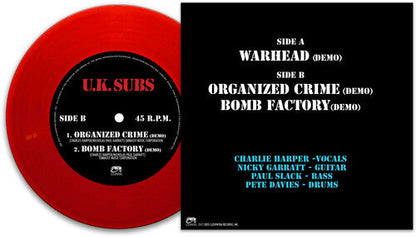 UK Subs - Warhead (red) { vinyl }