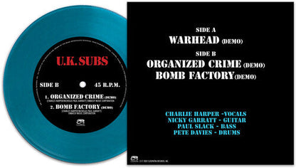 UK Subs - Warhead / Blue { vinyl }
