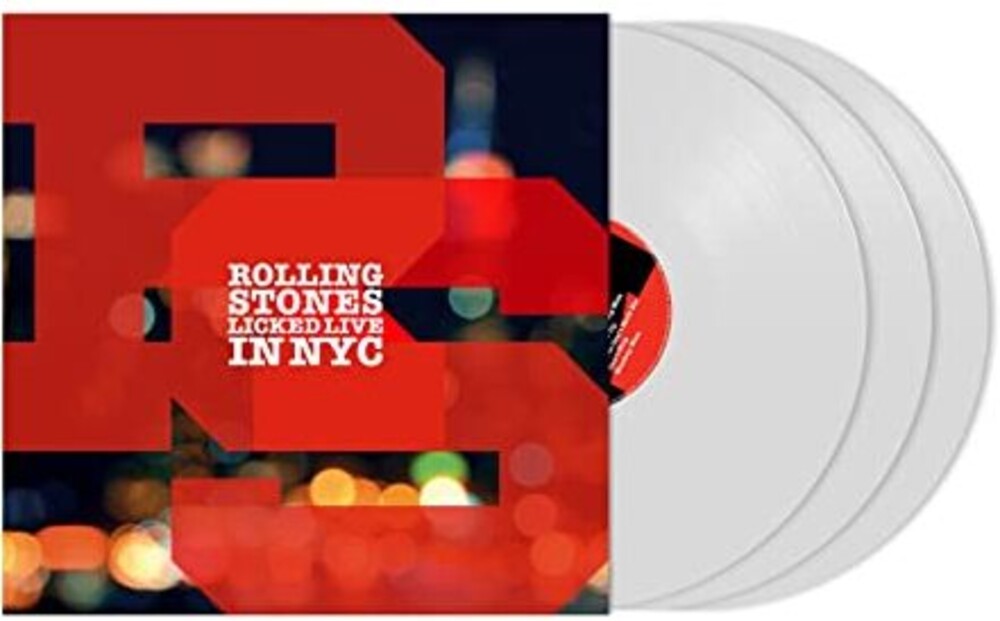 The Rolling Stones - Licked Live In NYC (Limited Edition White 3 LP) { vinyl }