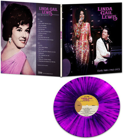 Linda Gail Lewis - Early Sides 1963-1973 - Purple Splatter (Vinyl) { vinyl }