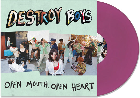 Destroy Boys - Open Mouth Open Heart - Purple (Colored Vinyl) (Purp) { vinyl }