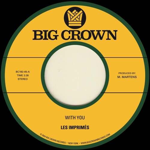 Les Imprimes - With You B/W Only Love (Vinyl) { vinyl }