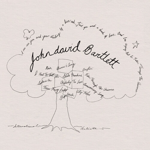 John Bartlett - Driftin' - White (Vinyl) { vinyl }