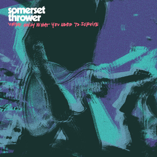 Somerset Thrower - Take Only What You Need to Survive - Half Clear/ Half Neon Pink w/ Neon Pink Splatter (Vinyl) { vinyl }