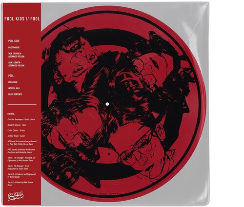 Pool Kids - Pool Kids // Pool - Transparent Red (Vinyl) { vinyl }