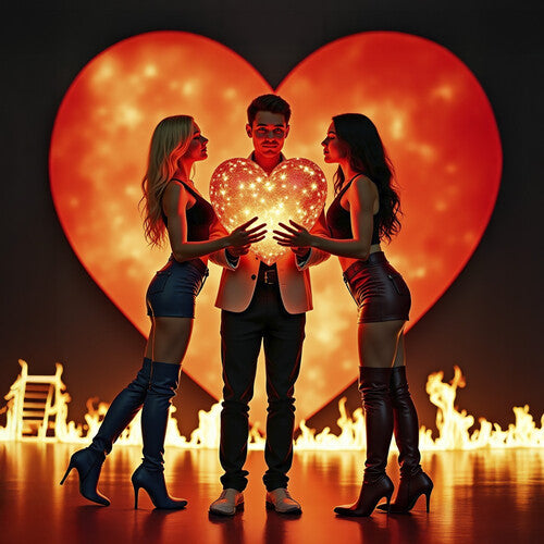 Council of Thirteen - Love Has the Fire - Clear Red with Bright Yellow Splatter (Vinyl) { vinyl }
