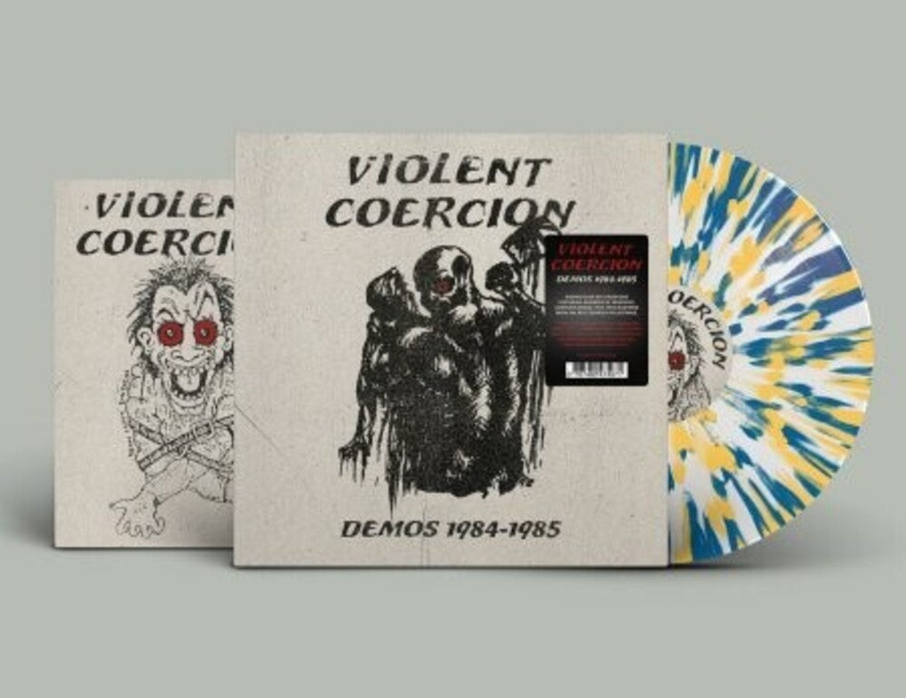 Violent Coercion - Demos 1984-1985 - Limited 'Die Hard' Edition White, Yellow & Blue Splatter Colored Vinyl (LP) { vinyl }