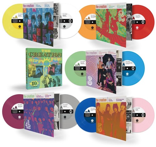 The Creation - Biff Bang Pow: The Creation Singles Box - Boxset includes Ten Colored 7-Inch Vinyl Singles in Five Gatefold Digipak Sleeves (Vinyl) { vinyl }