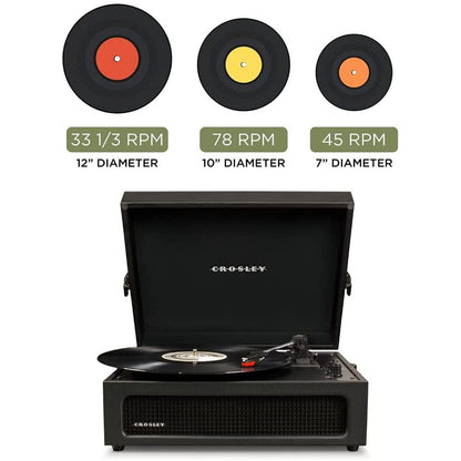 Crosley Voyager - Bluetooth Turntable (Black) [Tech & Turntables]
