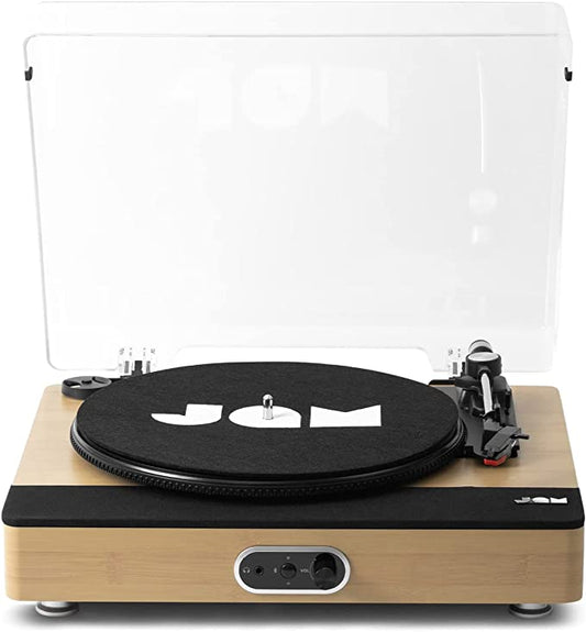 JAM The Sound Stream + Turntable - Bamboo [Tech & Turntables]