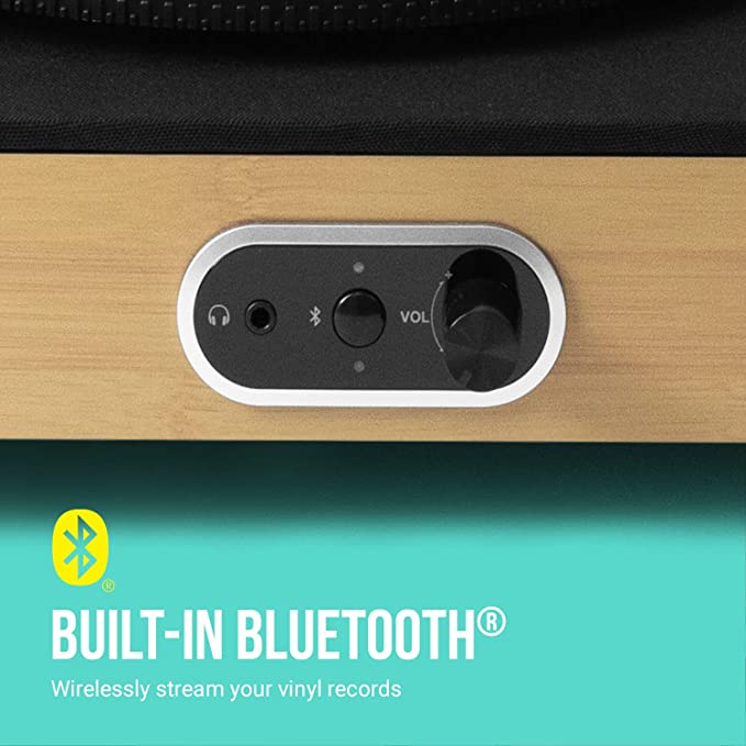 JAM The Sound Stream + Turntable - Bamboo [Tech & Turntables]