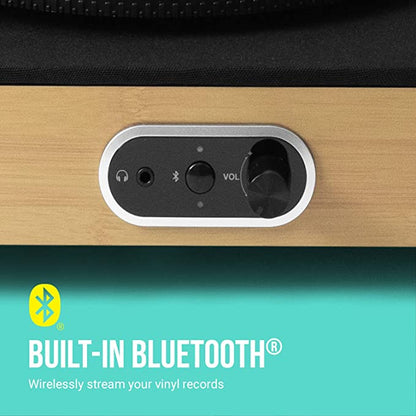 JAM The Sound Stream + Turntable - Bamboo [Tech & Turntables]