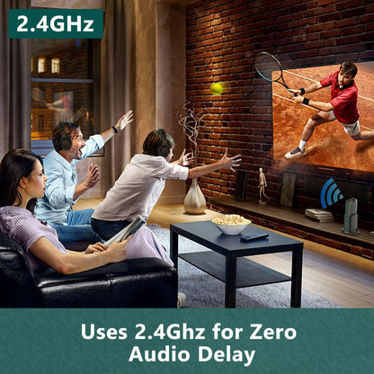 Wireless Headphones for TV Watching with 2.4G Digital RF Transmitter