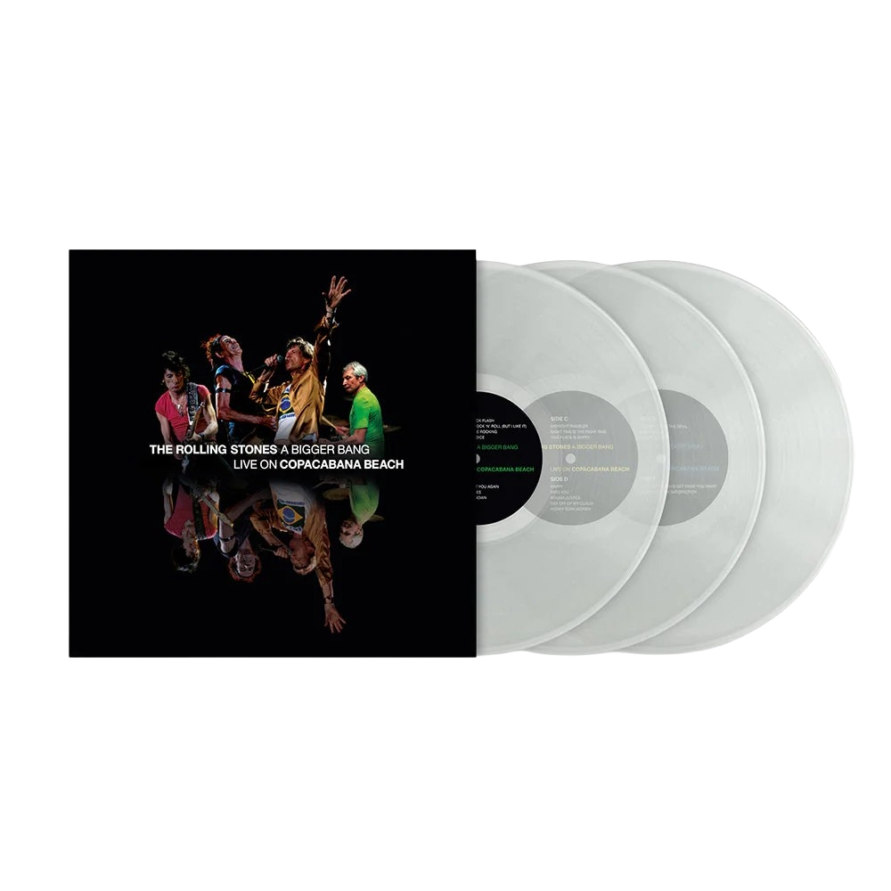 A Bigger Bang Live on Copacabana Beach (Limited Edition Clear) 3LP { vinyl }