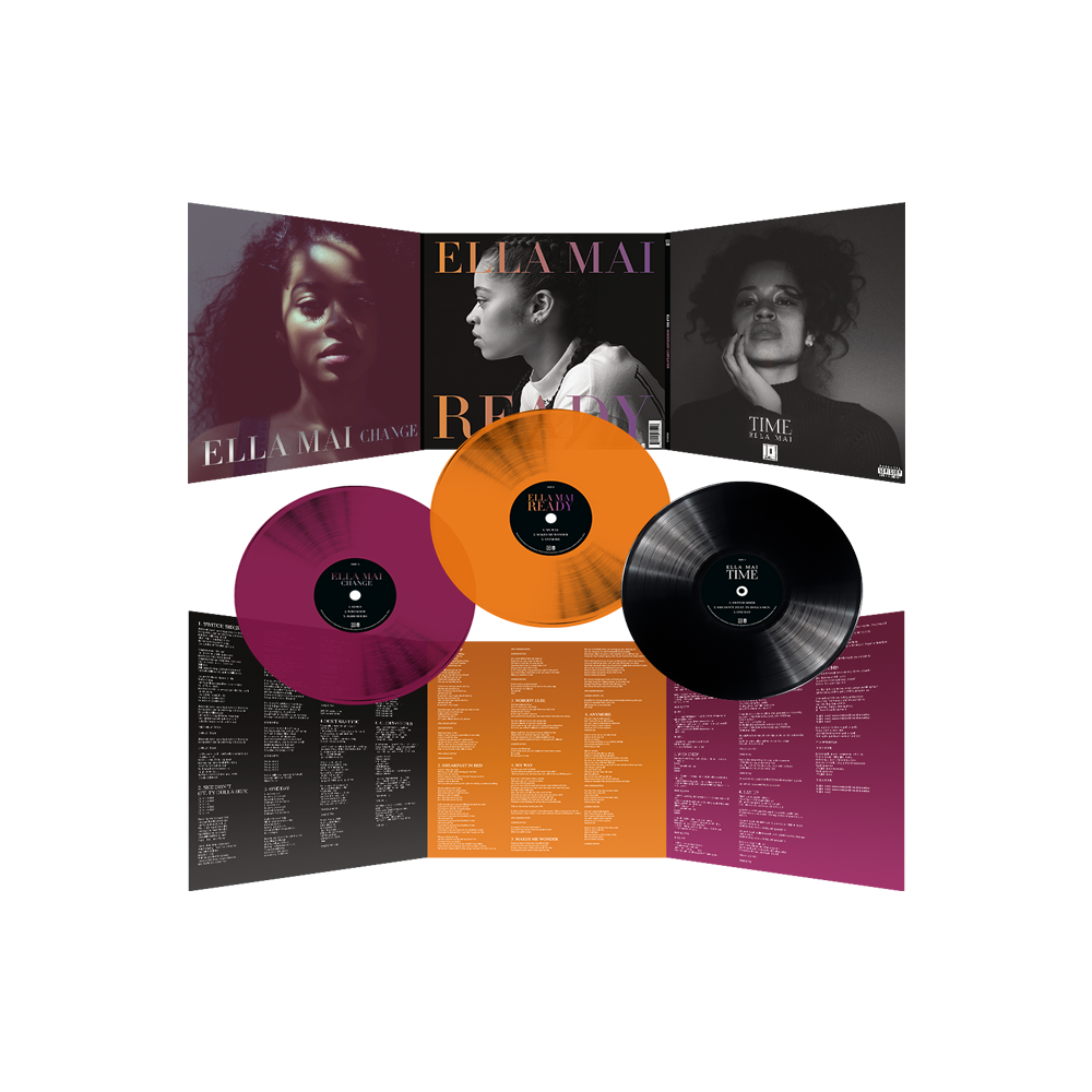 TIME, CHANGE, READY (Purple, Orange, and Black Limited Edition) { vinyl }