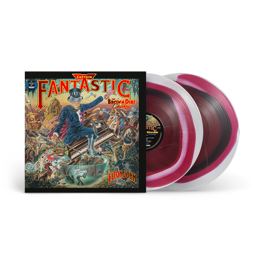 Captain Fantastic and the Brown Dirt Cowboy (50th Anniversary Edition) Tri-Color 2LP { vinyl }